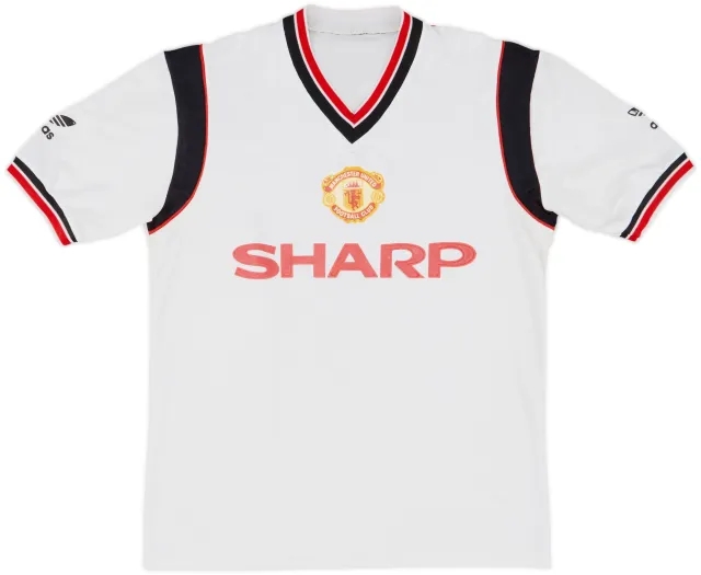 1984-86 Manchester United Away Shirt - 8/10 - (M)
