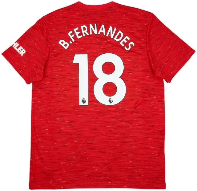 2020-21 Manchester United Home Shirt B.Fernandes #18 (XL)