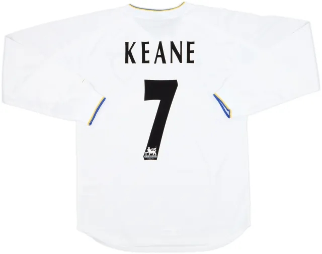 2000-02 Leeds United Home L/S Shirt Keane #7 (S)