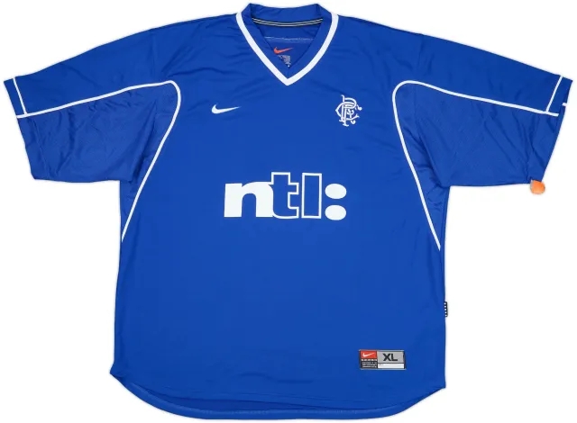 Nike Rangers Mens SS Home Shirt 1999/01