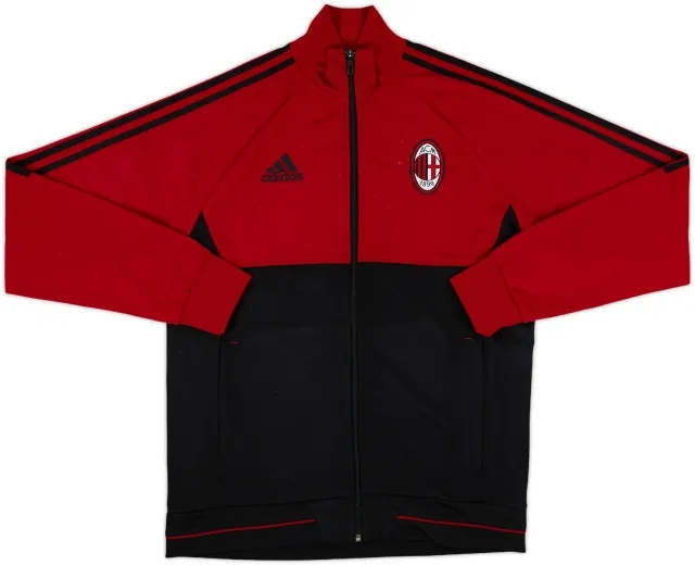 2017-18 AC Milan adidas Track Jacket - 8/10 - (M)