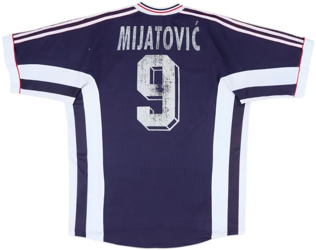 1998-99 Yugoslavia Home Shirt Mijatovic #9 - 5/10 - (M)
