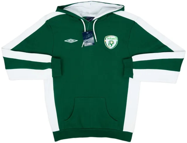 2006-07 Ireland Umbro Hooded Sweat Top (S)