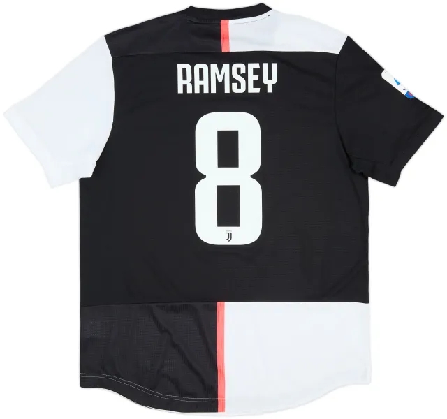 2019-20 Juventus Player Issue Home Shirt Ramsey #8 (L)