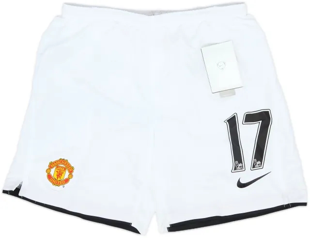2007-09 Manchester United Home Shorts #17 (Nani) (S.Boys)
