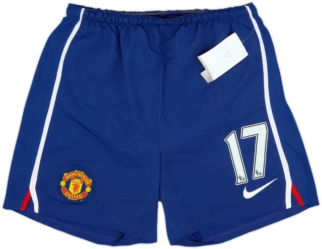 2008-09 Manchester United Away Shorts #17 (Nani) (S)
