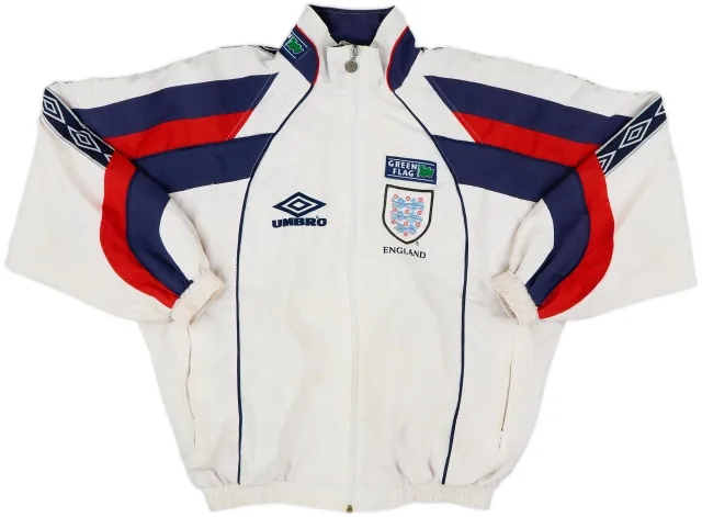 1998-00 England Umbro Track Jacket - 7/10 - (S)
