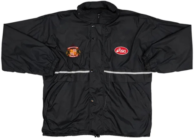 1997-98 Sunderland Asics Hooded Rain Jacket - 8/10 - (M)