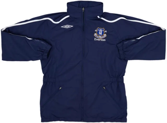 2007-08 Everton Umbro Hooded Rain Jacket - 7/10 - (M)