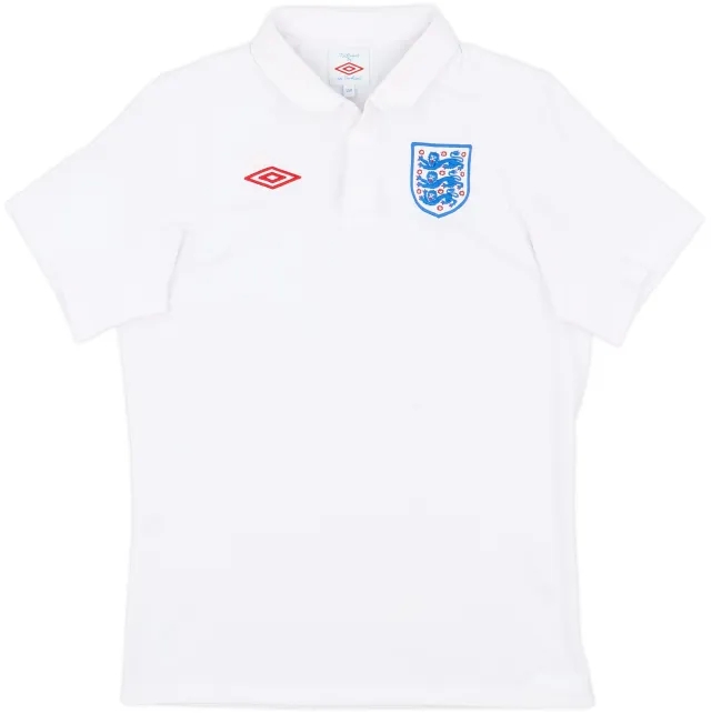 2009-10 England Home Shirt - 7/10 - (L.Boys)