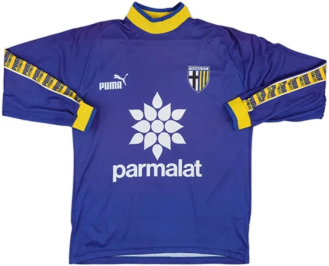 1995-96 Parma Puma L/S Shirt #4 - 8/10 - (M)