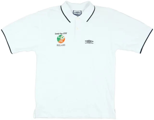 2002-03 Ireland Umbro Polo Shirt - 9/10 - (M)