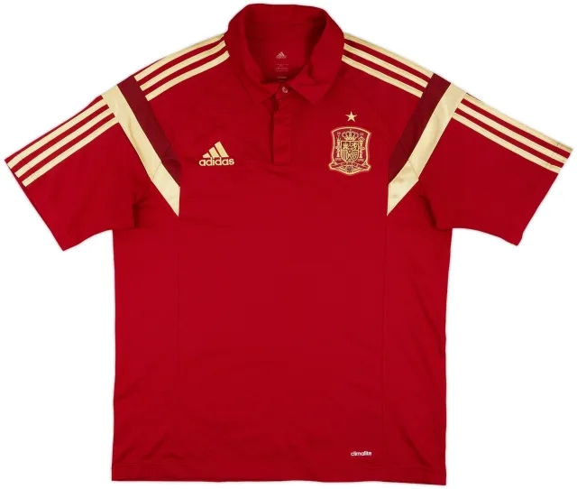 2014-15 Spain adidas Polo Shirt - 9/10 - (XXL)