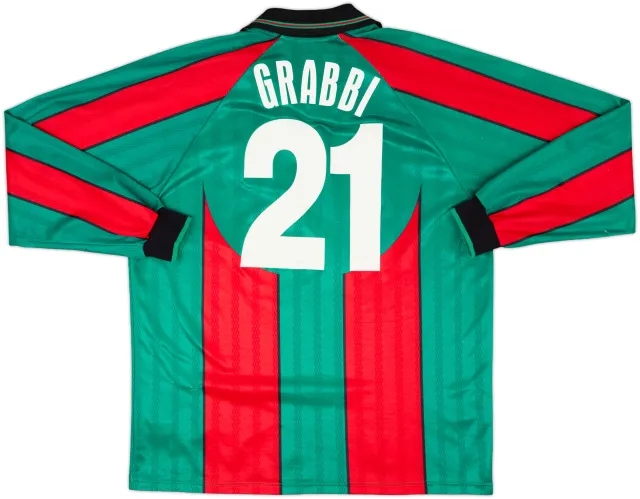 2000-01 Ternana Home L/S Shirt Grabbi #21 - 8/10 - (XXL)