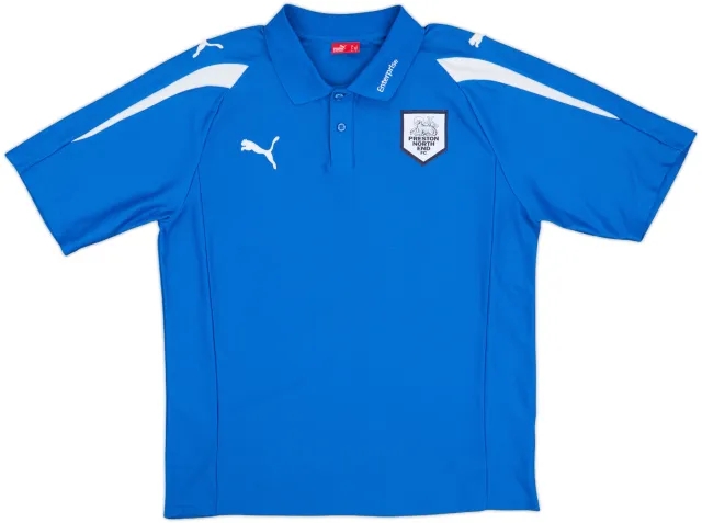 2012-13 Preston North End Puma Polo Shirt - 9/10 - (L)