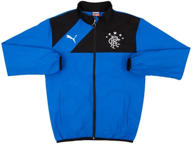 2015-16 Rangers Puma Track Jacket - 8/10 - (S)