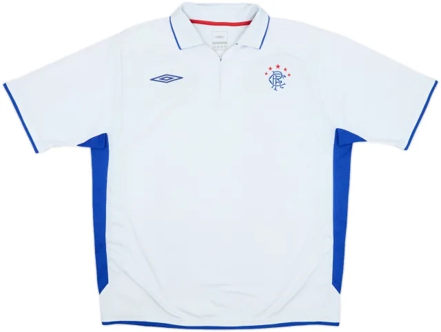 2006-07 Rangers Umbro 1/4 Zip Polo Shirt - 7/10 - (XL)
