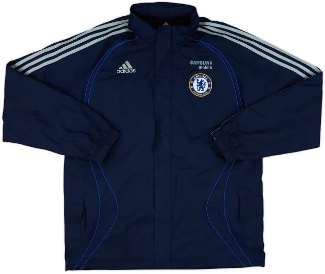 2006-07 Chelsea adidas Hooded Rain Jacket - 9/10 - (M)