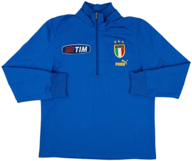 2004-05 Italy Puma 1/4 Zip Drill Top - 7/10 - (L)