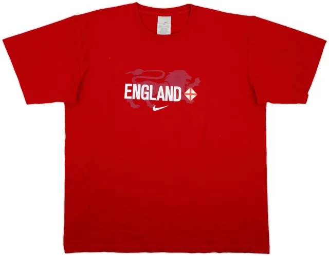 2004-05 England Nike Graphic Tee - 10/10 - (XXL)