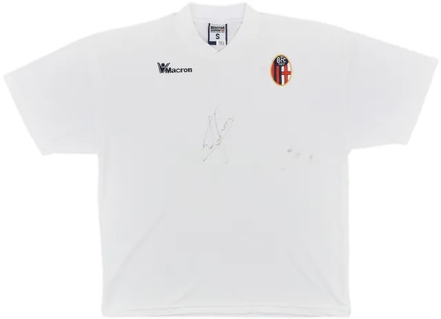 2001-02 Bologna Macron Signed Training Shirt - 6/10 - (S)