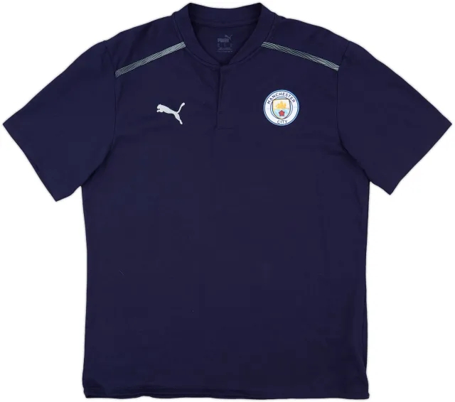 2021-22 Manchester City Puma Polo Shirt - 9/10 - (XL)