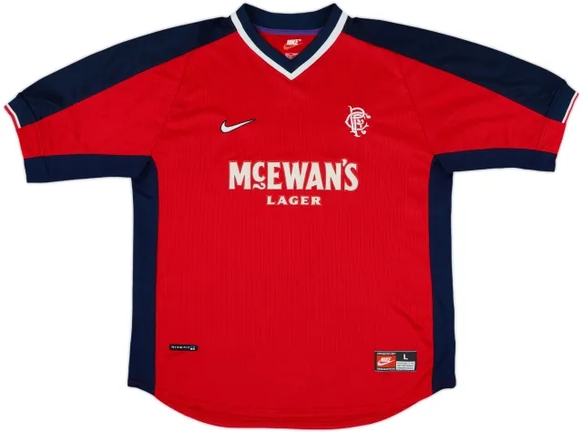 Nike Rangers Mens SS Away Shirt 1998/99
