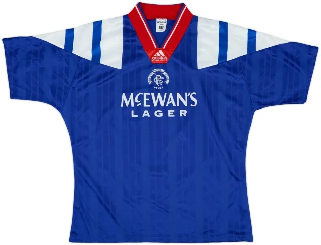 1992-94 Rangers Home Shirt - 9/10 - (L/XL)