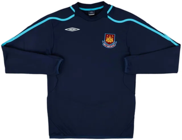 2009-10 West Ham Umbro Sweat Top - 8/10 - (S)