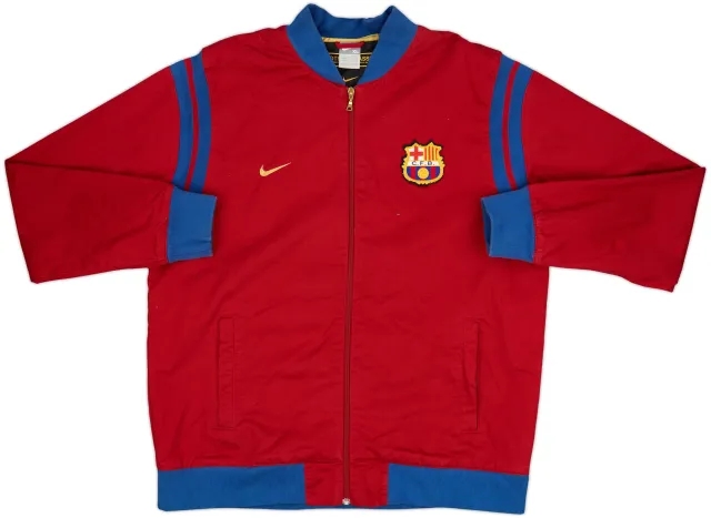 2007-08 Barcelona Nike Football Classics Bomber Jacket - 8/10 - (XL)