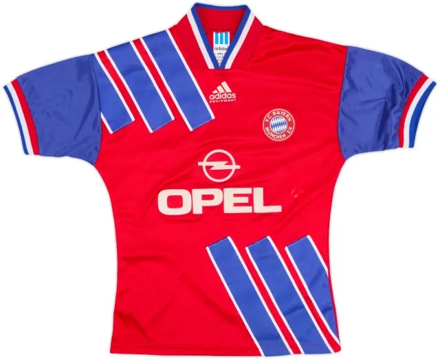 adidas Bayern Munich Boys SS Home Shirt 1993/95