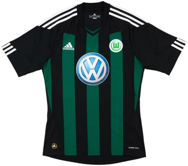 adidas Wolfsburg Mens SS Away Shirt 2010/11