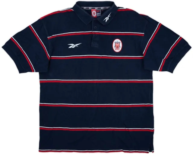 1998-99 Liverpool Reebok Polo Shirt  - 8/10 - (XL)