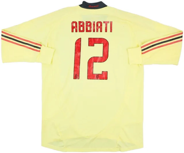 2008-09 AC Milan Match Issue GK Shirt Abbiati #12
