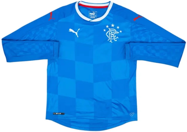 2016-18 Rangers Home L/S Shirt #11 - 10/10 - (L.Boys)