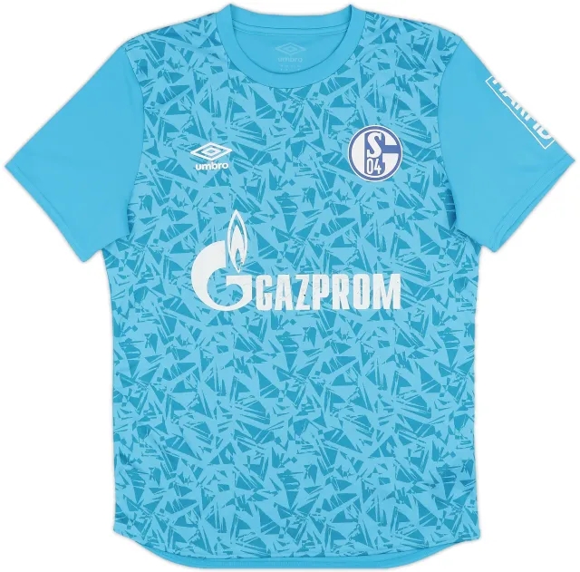 Umbro Schalke 04 Mens SS Pre-Match Home Shirt 2020/21