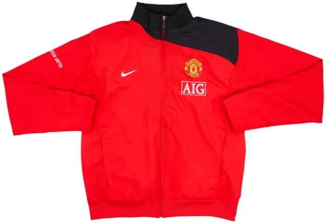 2008-09 Manchester United Nike Track Jacket - 10/10 - (M)