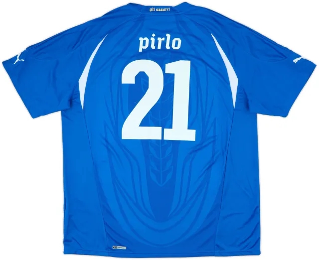 2010-12 Italy Home Shirt Pirlo #21 (3XL)