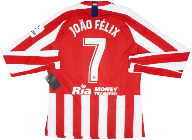 Nike Atlético Madrid Mens LS Player Issue Home Shirt 2019/20