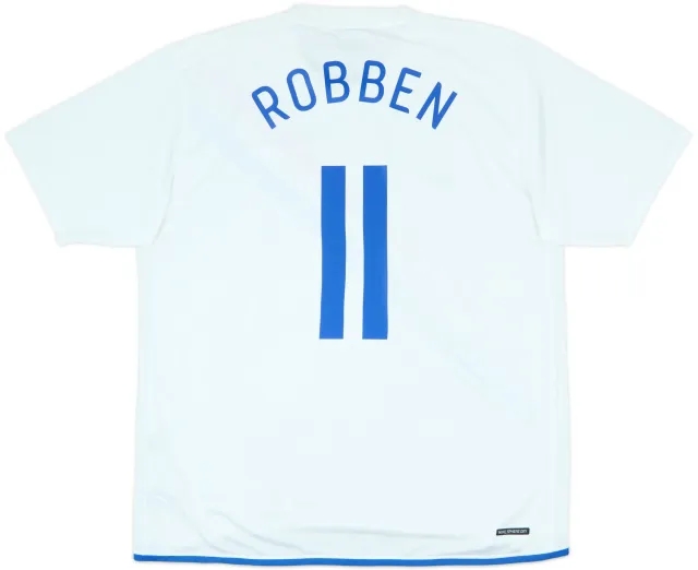 2006-08 Netherlands Away Shirt Robben #11 (XL)
