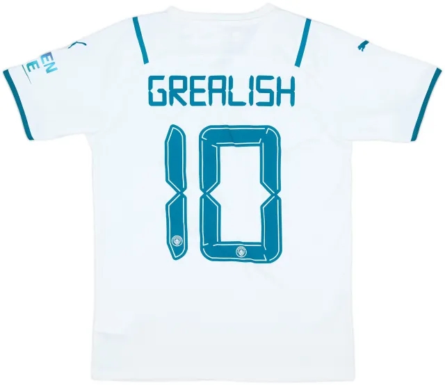 2021-22 Manchester City Away Shirt Grealish #10 (S)