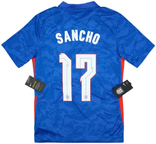 2020-21 England Away Shirt Sancho #17 (S)