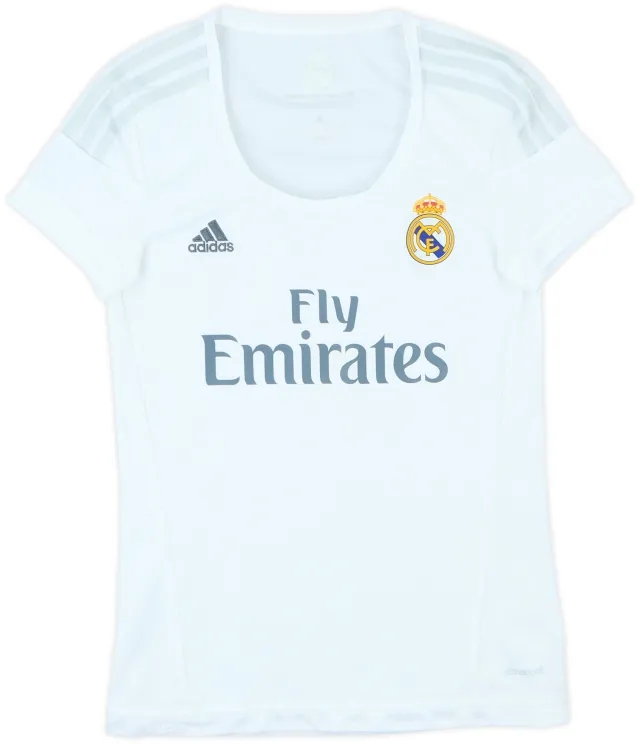 2015-16 Real Madrid Home Shirt - 9/10 (Women's XS)