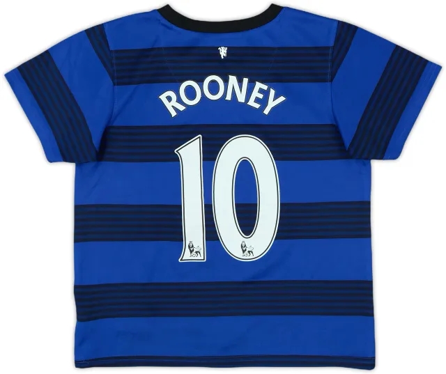 2011-13 Manchester United Away Shirt Rooney #10 - 8/10 - (5-6 Years)