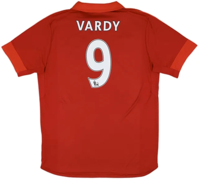 2016-17 Leicester Away Shirt Vardy #9 - 10/10 - (XL)