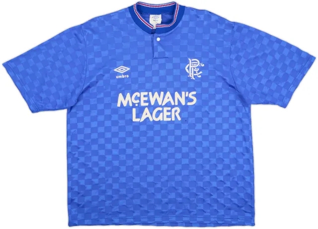 1987-90 Rangers Home Shirt - 6/10 - (L)