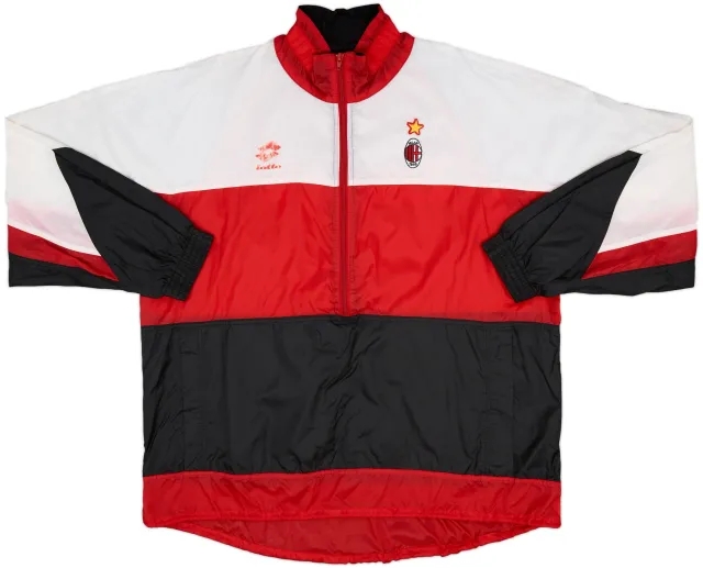 1993-94 AC Milan Lotto Track Jacket - 5/10 - (XXL)