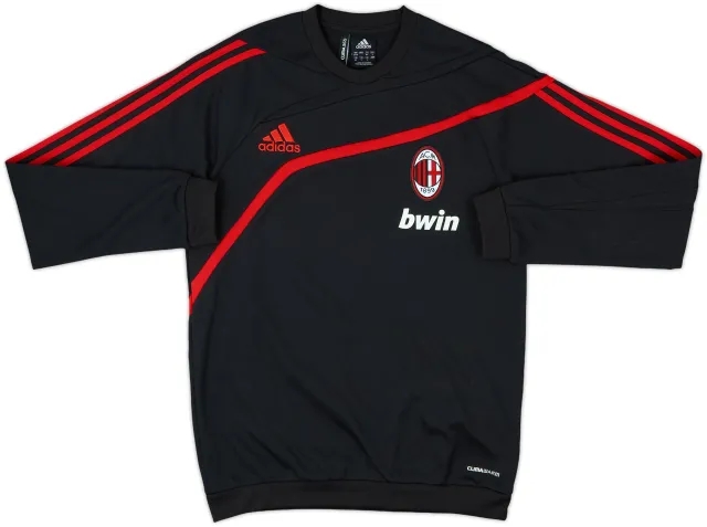 2009-10 AC Milan adidas Sweat Top - 8/10 - (XL.Boys)