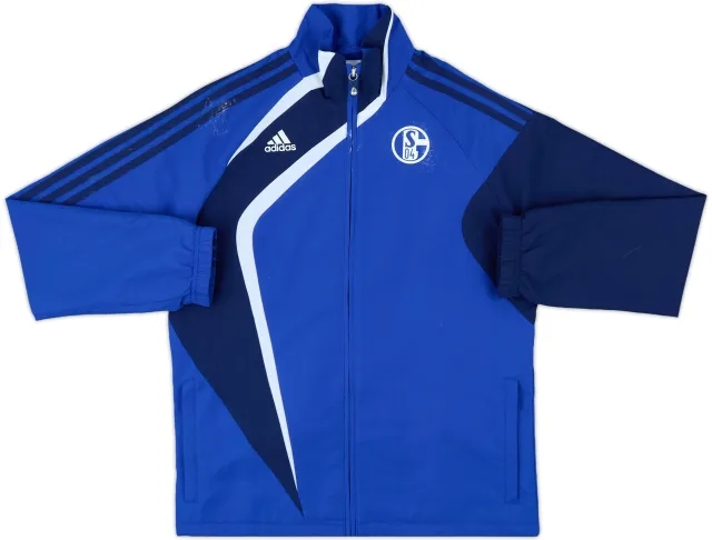 2009-10 Schalke adidas Track Jacket - 5/10 - (S)