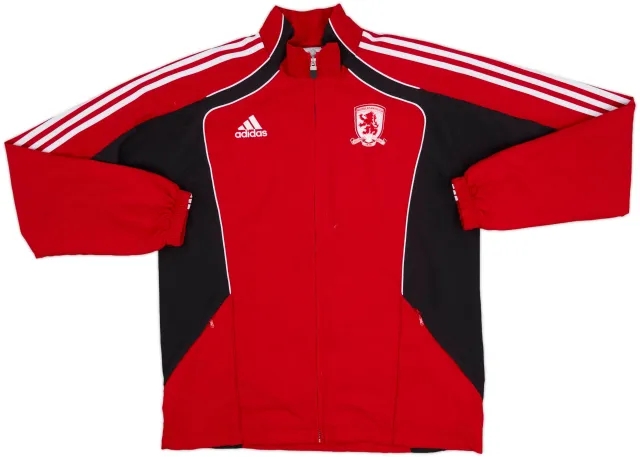 2010-11 Middlesbrough adidas Track Jacket - 8/10 - (L)